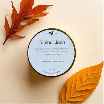 Alpine Linen 2oz Candle- Fall 2025 Collection