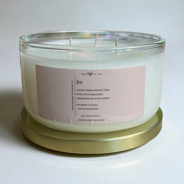 Joy 8.5 oz Glass Candle- Signature Collection