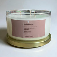 Midnight Musk 8.5 oz Glass Candle- Signature Collection