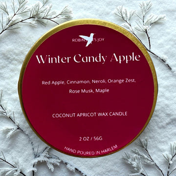 Winter Candy Apple 2 oz Candle- Winter Collection