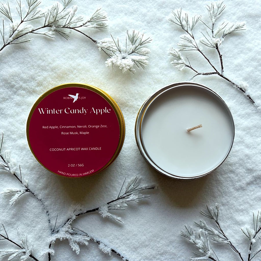 Winter Candy Apple 2 oz Candle- Winter Collection