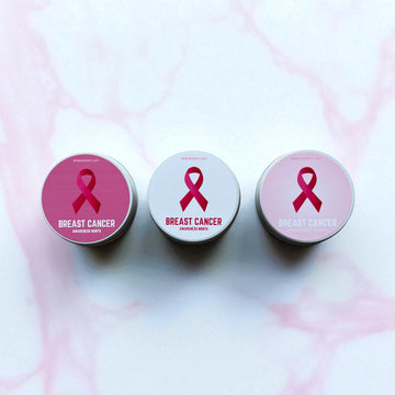 Breast Cancer Awareness Candle Set
