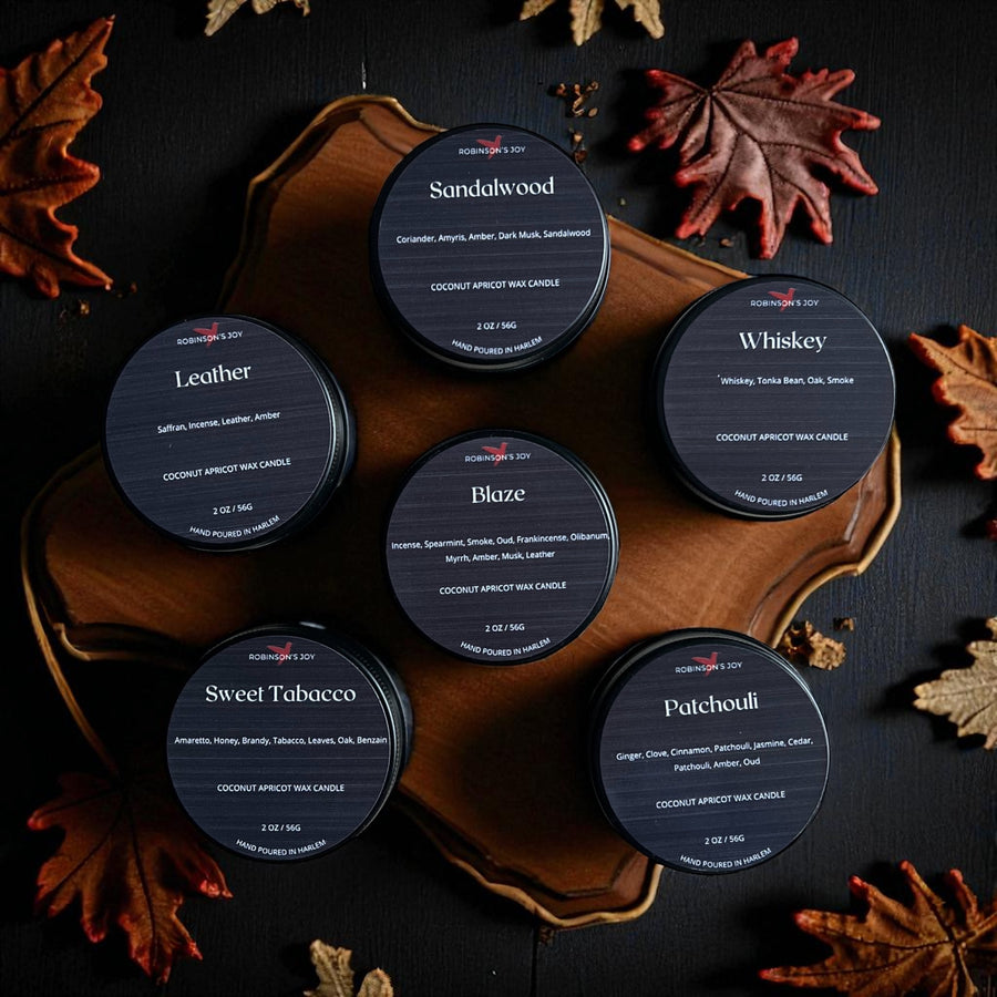 Sandalwood  2oz Candle - Black Label Men's Collection