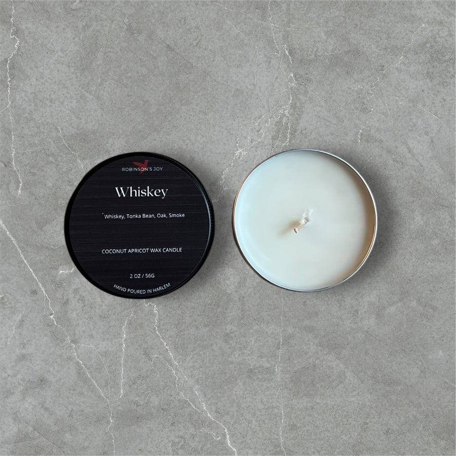 Whiskey 2oz Candle -  Black Label Men's Collection