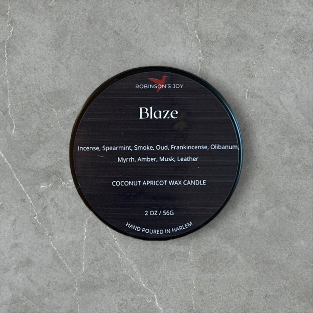 Blaze 2oz Candle - Black Label Men's Collection