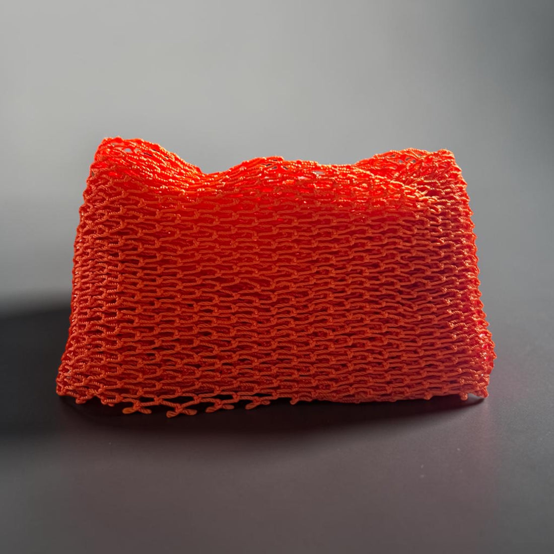 Bright Orange African Exfoliating Net