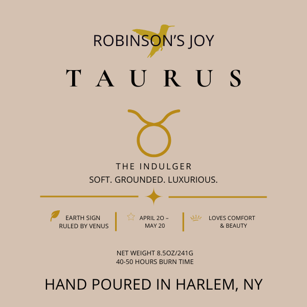 The Taurus 8.5 oz Candle - Zodiac Collection