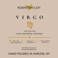 The Virgo 8.5 oz Candle - Zodiac Collection