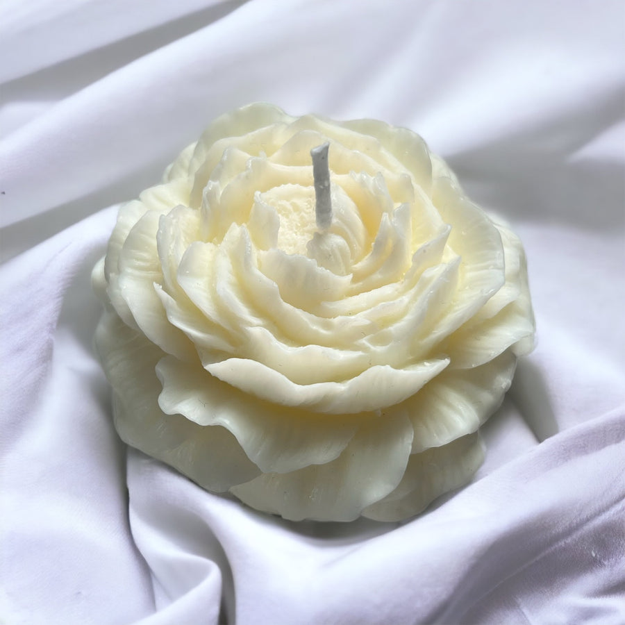 Peony Sculpture Candle