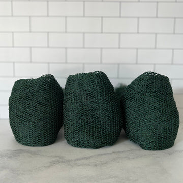 Dark Green African Exfoliating Net